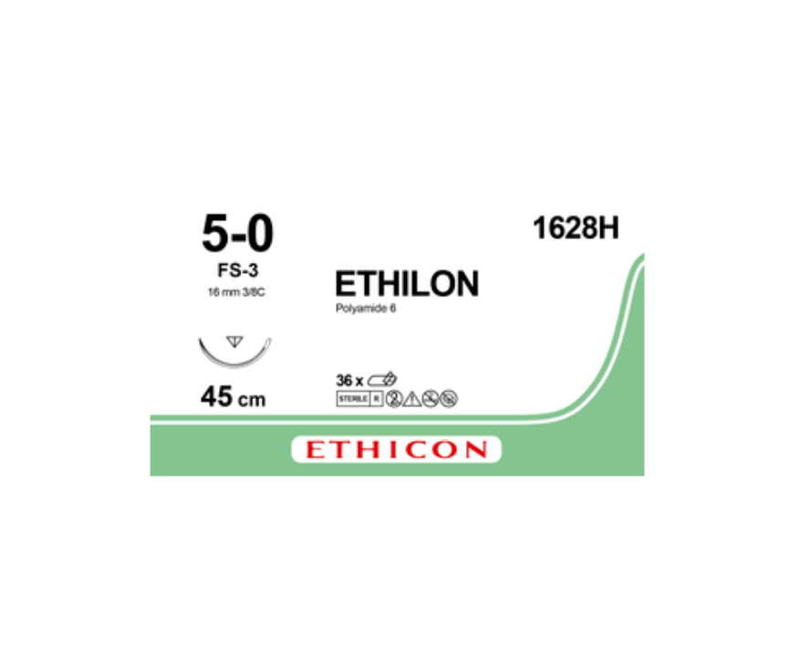Ethilon 5-0 sutur FS-3, 45cm 1628H /3dz
