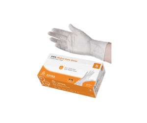 Evercare vinylhandskar (extra)