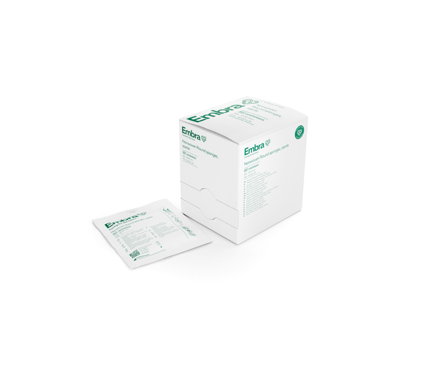 Rundtork Embra nonwoven Ø50mm steril /50st