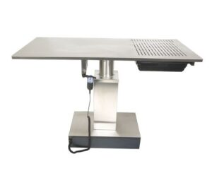 Undersökningsbord med dentalplatta