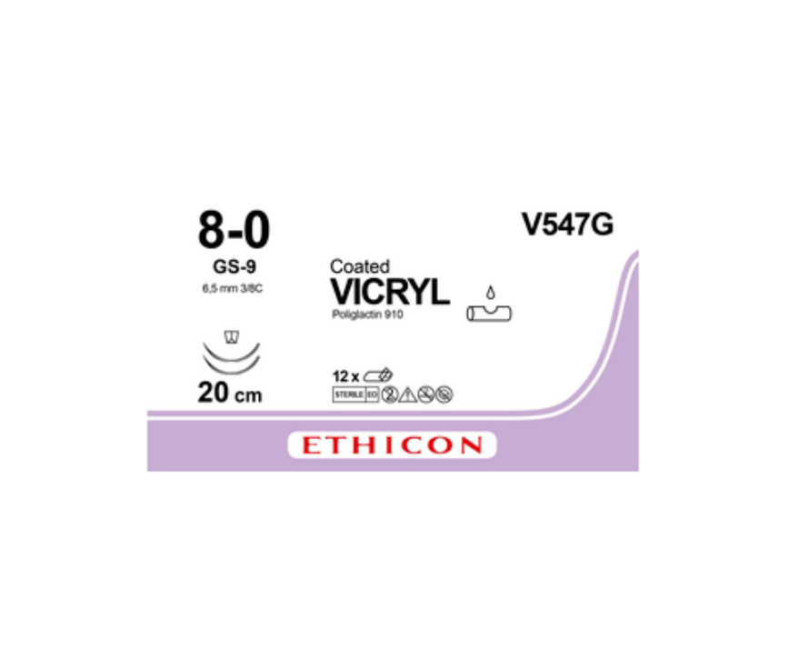 Vicryl 8-0 sutur