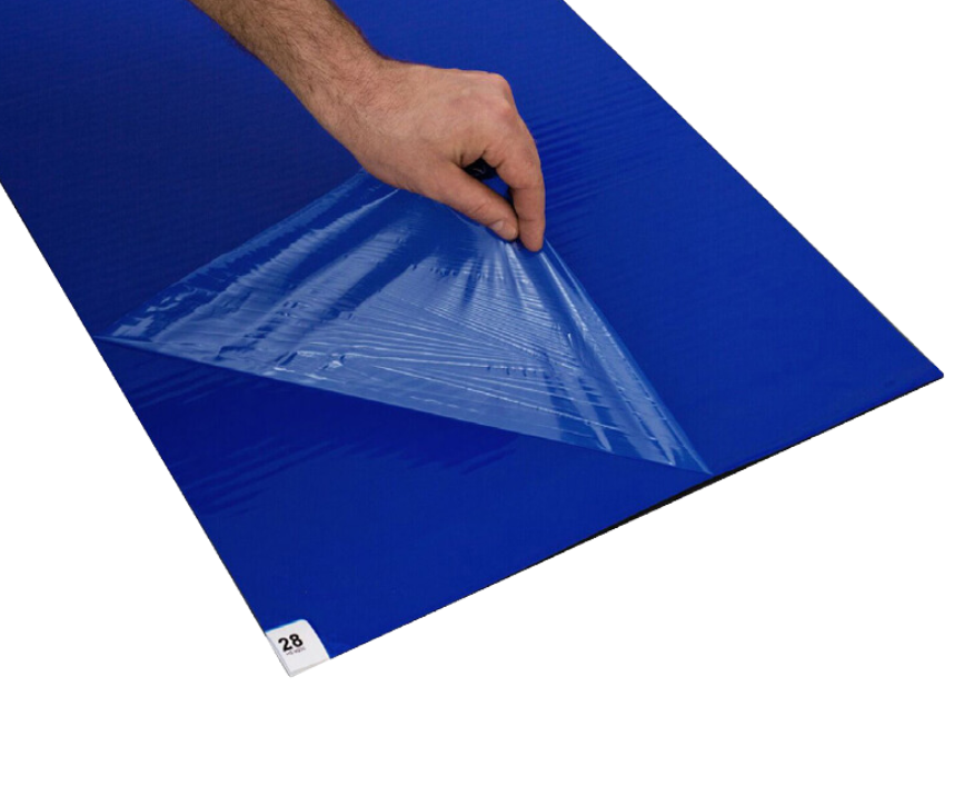 Klibbmatta EasiTex 60x115cm blå /600st