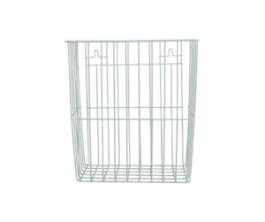 Väggpapperskorg tråd vit