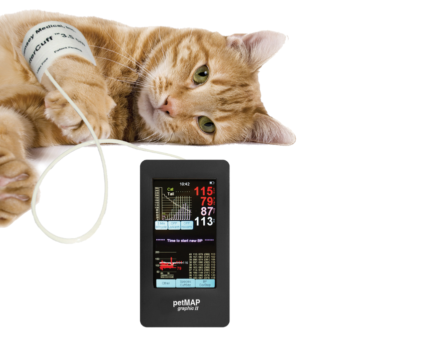 Blodtrycksmaskin petMAP graphic II