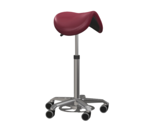 Sadelstol Jumper med extra höjd och fotaktivator
