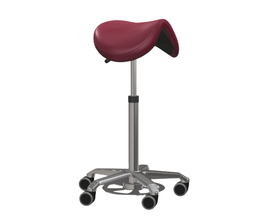 Sadelstol Jumper med extra höjd och fotaktivator