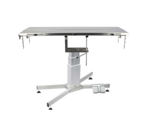 Vetinox operationsbord V-top, rostfritt, tilt, X-bas