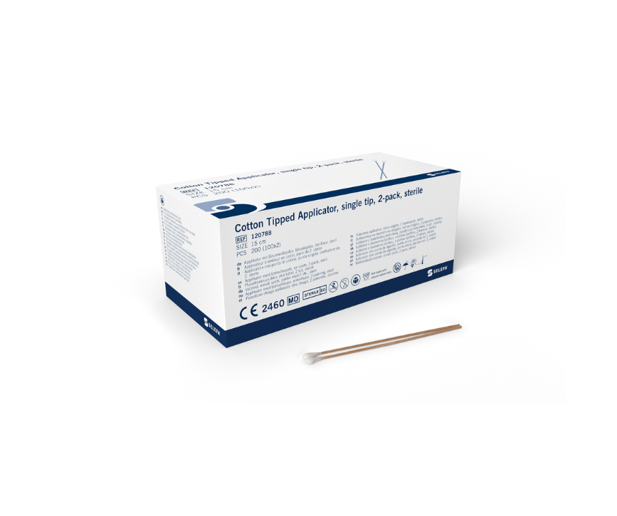 Selefa öronpinnar, sterila 2-pack /100st