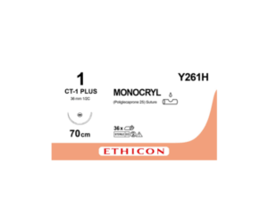 Monocryl 1 sutur CT-1, 70cm  Y261H /3dz