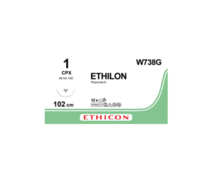 Ethilon 1 sutur CPX 100cm W738G /1dz