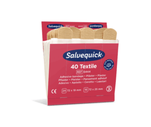 Plåster Salvequick refill textil /40st