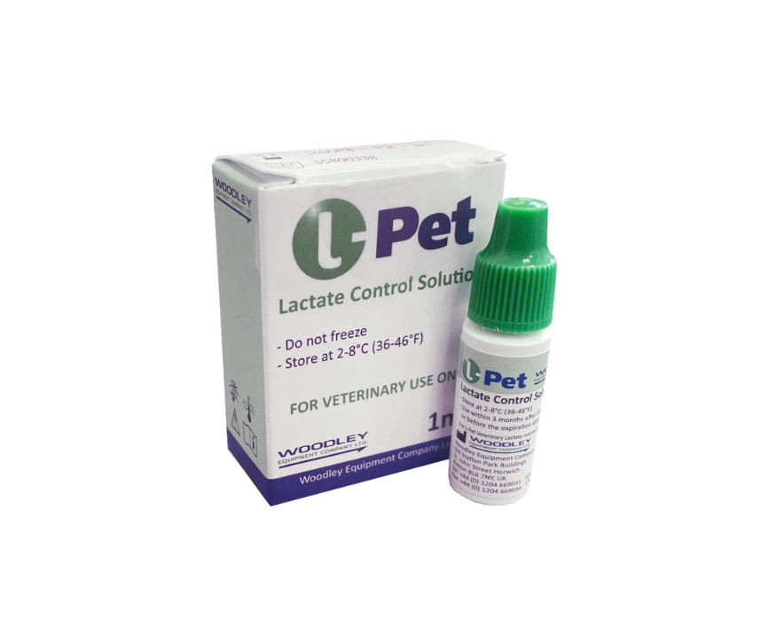 Kontrollvätska till laktatmätare L-Pet /st