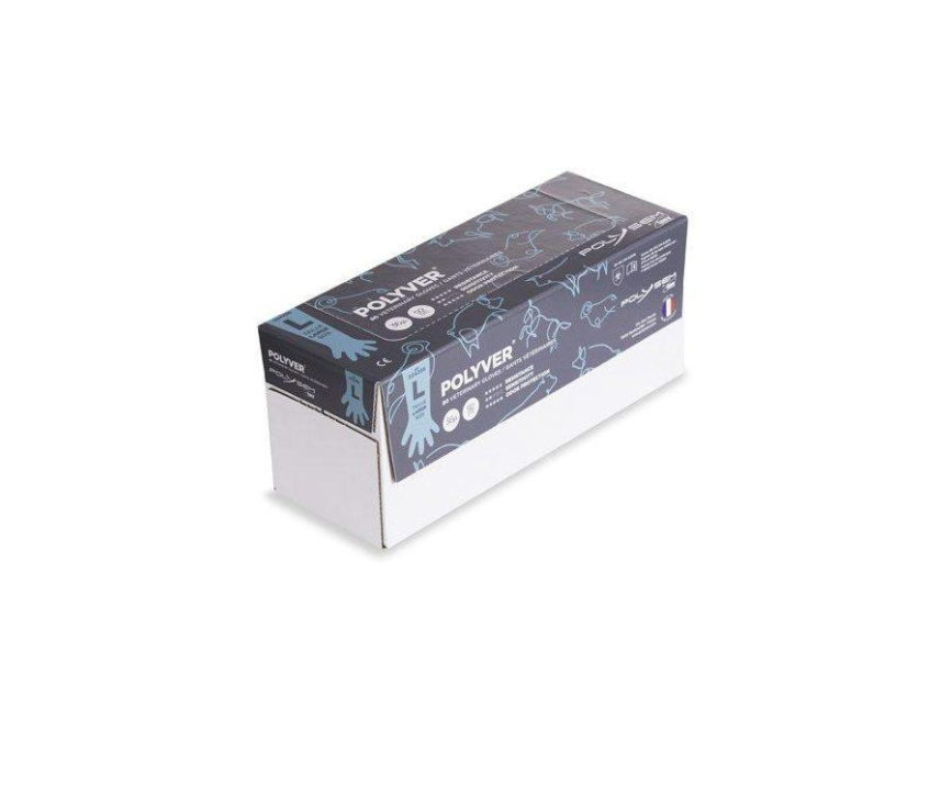 Rektalhandske Polyver (gröna) /80st