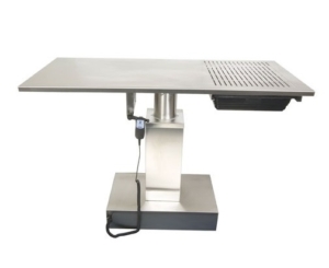 Undersökningsbord med dentalplatta