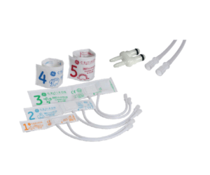 Blodtrycksmanschett/cuff med två slangar