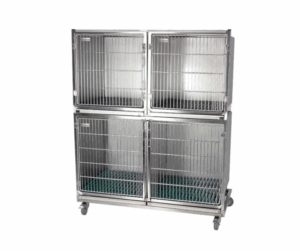 Vetinox hundbur set rostfritt stål (3st)