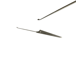Curette 3mm 30° böjd, 23,5cm