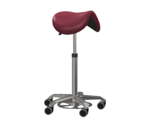 Sadelstol Jumper med extra höjd och fotaktivator