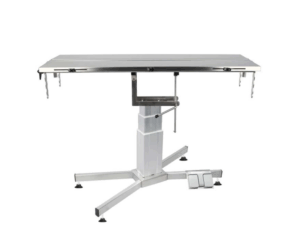 Vetinox operationsbord V-top, rostfritt, tilt, X-bas