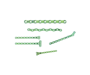 LeiLox Locking platta klippbar titanium