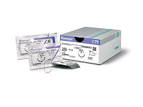 Novosyn 0 sutur DS24 70cm /3dz