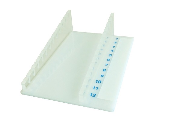 Torkställ för 12st objektglas