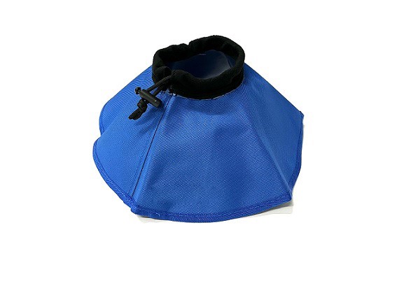 Kattkrage mjuk mörkblå /st