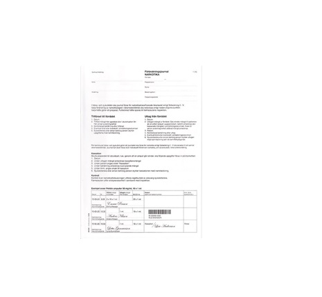 Narkotikajournal 16blad