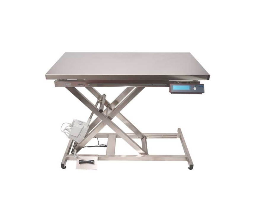 Vetinox undersökningsbord med integrerad våg